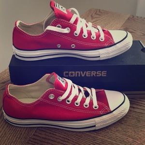 Women's Converse. Size 7.5. Color Red **Brand New